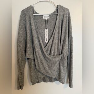 Olive + Oak Wrap Front Top